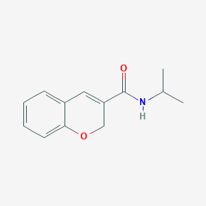 molecular formula C13H15NO2 B7518535 N-propan-2-yl-2H-chromene-3-carboxamide 