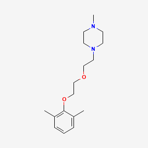 molecular formula C17H28N2O2 B7518687 1-[2-[2-(2,6-Dimethylphenoxy)ethoxy]ethyl]-4-methylpiperazine 
