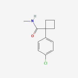 1-(4-Chlorophenyl)-N-methylcyclobutane-1-carboxamide