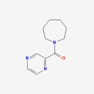 molecular formula C11H15N3O B7519079 Azepan-1-yl(pyrazin-2-yl)methanone 