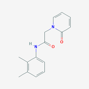 molecular formula C15H16N2O2 B7519098 N-(2,3-dimethylphenyl)-2-(2-oxopyridin-1-yl)acetamide 
