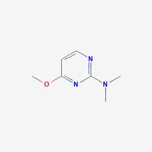 molecular formula C7H11N3O B075191 4-methoxy-N,N-dimethylpyrimidin-2-amine CAS No. 1197-11-1