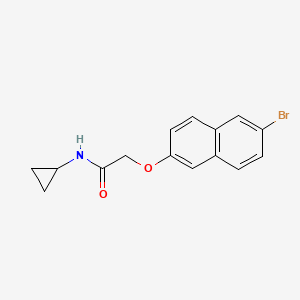 2-(6-bromonaphthalen-2-yl)oxy-N-cyclopropylacetamide