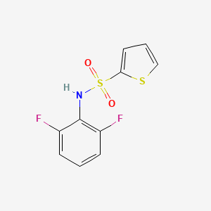 molecular formula C10H7F2NO2S2 B7519254 N-(2,6-difluorophenyl)thiophene-2-sulfonamide 