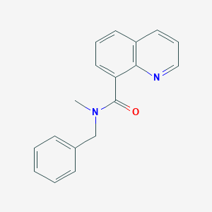 molecular formula C18H16N2O B7519388 N-Methyl-N-benzylquinoline-8-carboxamide 