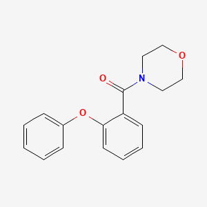 molecular formula C17H17NO3 B7519551 Morpholin-4-yl-(2-phenoxyphenyl)methanone 