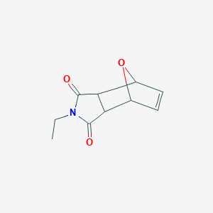molecular formula C10H11NO3 B7519638 N-Ethyl-3,6-epoxy-4-cyclohexene-1,2-dicarbimide 