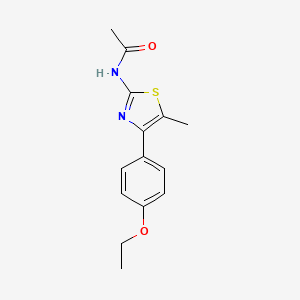 N-[4-(4-ethoxyphenyl)-5-methyl-1,3-thiazol-2-yl]acetamide