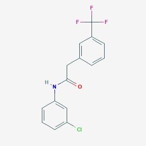 N-(3-chlorophenyl)-2-[3-(trifluoromethyl)phenyl]acetamide