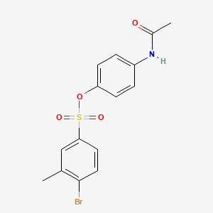 (4-Acetamidophenyl) 4-bromo-3-methylbenzenesulfonate