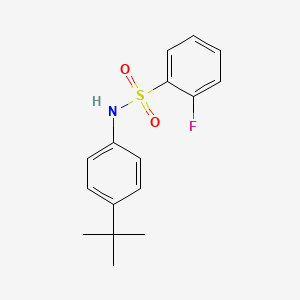 N-(4-tert-butylphenyl)-2-fluorobenzenesulfonamide