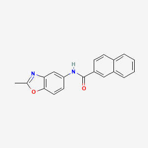 molecular formula C19H14N2O2 B7520139 N-(2-methyl-1,3-benzoxazol-5-yl)naphthalene-2-carboxamide 