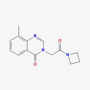 3-[2-(Azetidin-1-yl)-2-oxoethyl]-8-methylquinazolin-4-one