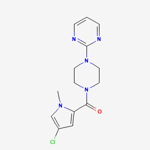 (4-Chloro-1-methylpyrrol-2-yl)-(4-pyrimidin-2-ylpiperazin-1-yl)methanone