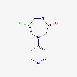 6-chloro-1-pyridin-4-yl-2H-1,4-diazepin-3-one