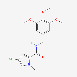 4-chloro-1-methyl-N-[(3,4,5-trimethoxyphenyl)methyl]pyrrole-2-carboxamide