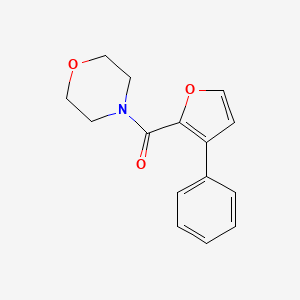 Morpholin-4-yl-(3-phenylfuran-2-yl)methanone