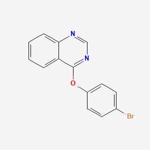 molecular formula C14H9BrN2O B7520628 4-(4-Bromophenoxy)quinazoline 