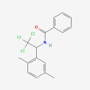 N-[2,2,2-trichloro-1-(2,5-dimethylphenyl)ethyl]benzamide