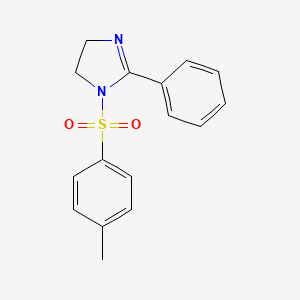 1-(4-methylbenzenesulfonyl)-2-phenyl-4,5-dihydro-1H-imidazole