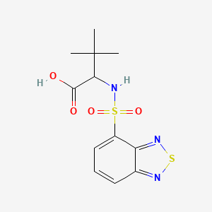 2-(2,1,3-Benzothiadiazol-4-ylsulfonylamino)-3,3-dimethylbutanoic acid