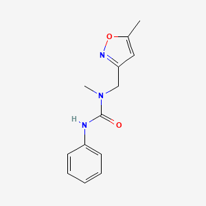 1-Methyl-1-[(5-methyl-1,2-oxazol-3-yl)methyl]-3-phenylurea