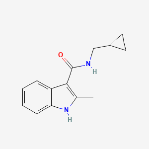 N-(cyclopropylmethyl)-2-methyl-1H-indole-3-carboxamide