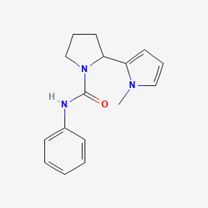 2-(1-methylpyrrol-2-yl)-N-phenylpyrrolidine-1-carboxamide