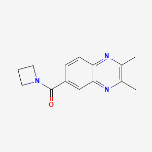 Azetidin-1-yl-(2,3-dimethylquinoxalin-6-yl)methanone