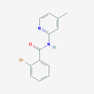 2-bromo-N-(4-methylpyridin-2-yl)benzamide