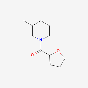 molecular formula C11H19NO2 B7521217 (3-Methylpiperidin-1-yl)-(oxolan-2-yl)methanone 