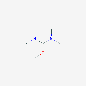 molecular formula C6H16N2O B075214 双(二甲氨基)甲氧基甲烷 CAS No. 1186-70-5
