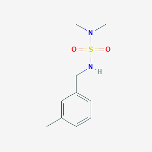 1-[(Dimethylsulfamoylamino)methyl]-3-methylbenzene