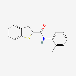 N-(2-methylphenyl)-2,3-dihydro-1-benzothiophene-2-carboxamide