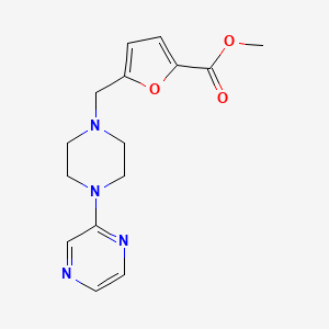 Methyl 5-[(4-pyrazin-2-ylpiperazin-1-yl)methyl]furan-2-carboxylate