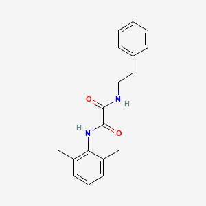 molecular formula C18H20N2O2 B7521616 N-(2,6-dimethylphenyl)-N'-(2-phenylethyl)ethanediamide 