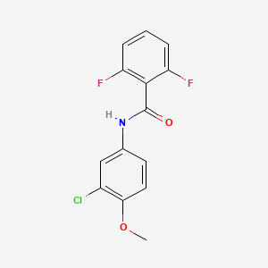 N-(3-chloro-4-methoxyphenyl)-2,6-difluorobenzamide