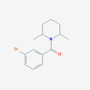 (3-Bromophenyl)-(2,6-dimethylpiperidin-1-yl)methanone