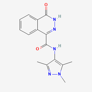 4-oxo-N-(1,3,5-trimethylpyrazol-4-yl)-3H-phthalazine-1-carboxamide