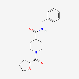 N-benzyl-1-[(2R)-oxolane-2-carbonyl]piperidine-4-carboxamide