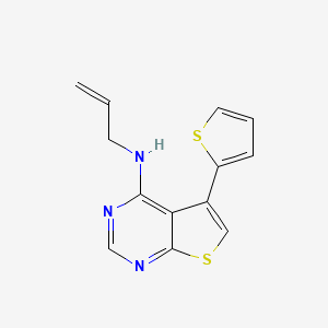 N-prop-2-enyl-5-thiophen-2-ylthieno[2,3-d]pyrimidin-4-amine