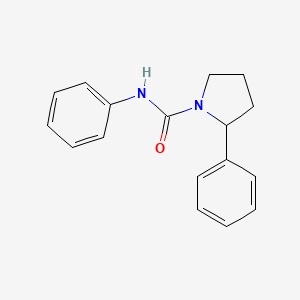 molecular formula C17H18N2O B7521866 N,2-diphenylpyrrolidine-1-carboxamide 