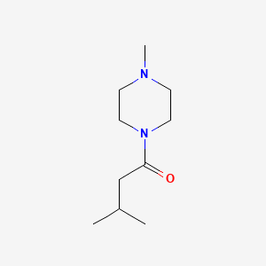 molecular formula C10H20N2O B7521882 3-Methyl-1-(4-methylpiperazin-1-yl)butan-1-one 