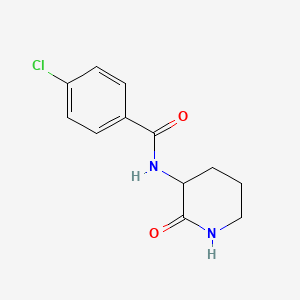 3-(4'-Chlorobenzoylamino)tetrahydropyridin-2-one