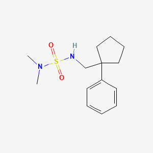 [1-[(Dimethylsulfamoylamino)methyl]cyclopentyl]benzene