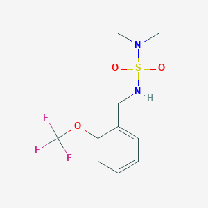 1-[(Dimethylsulfamoylamino)methyl]-2-(trifluoromethoxy)benzene