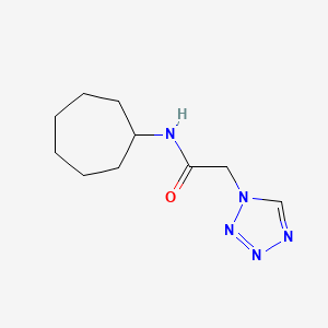 N-cycloheptyl-2-(tetrazol-1-yl)acetamide