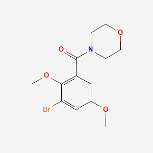 (3-Bromo-2,5-dimethoxyphenyl)-morpholin-4-ylmethanone