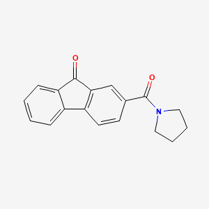 2-(Pyrrolidine-1-carbonyl)fluoren-9-one