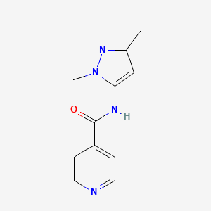 N-(2,5-dimethylpyrazol-3-yl)pyridine-4-carboxamide